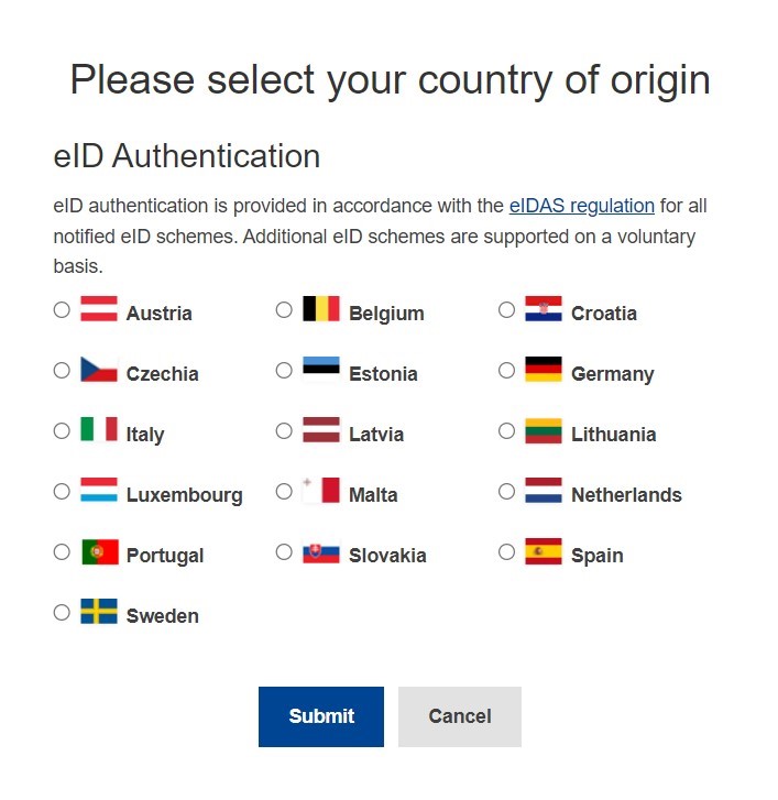 EU Member States whose citizens can e-sign
