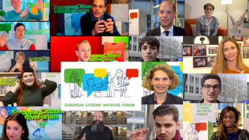 Collage of portraits of organisers