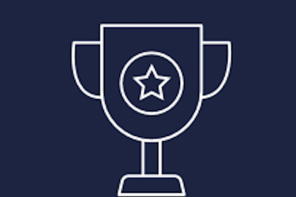 Picture of trophy with star in the middle